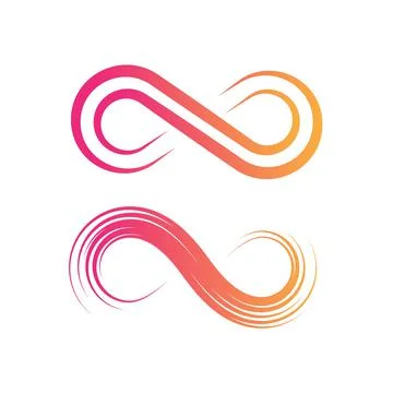 Infinity Design Vector icon illustration Stock Illustration