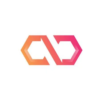 Infinity Design Vector icon illustration Illustrazione stock