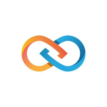 Infinity Design Vector icon illustration Stock Illustration