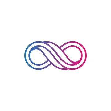 Infinity Design Vector icon illustration Stock Illustration