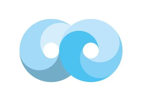 Infinity Design Vector icon illustration Logo template design 스톡 일러스트