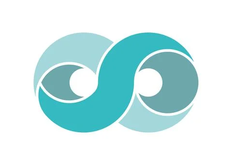 Infinity Design Vector icon illustration Logo template design Stock Illustration