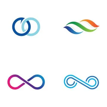Infinity Design Vector Illustrazione stock