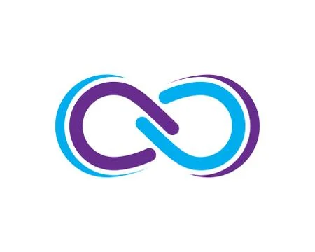 Infinity Design,Infinity logo Vector icon Stock Illustration
