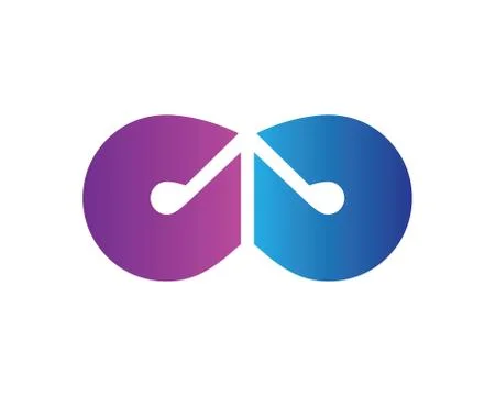 Infinity Design,Infinity logo Vector icon Stock Illustration