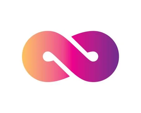 Infinity Design,Infinity logo Vector icon Stock Illustration