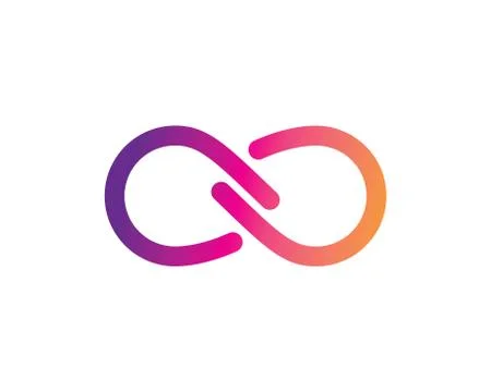 Infinity Design,Infinity logo Vector icon Stock Illustration