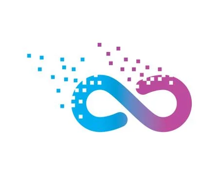 Infinity Design,Infinity logo Vector icon Stock Illustration