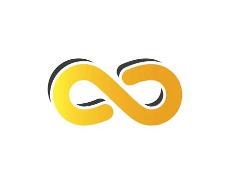 Infinity Design,Infinity logo Vector icon Stock Illustration