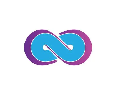 Infinity Design,Infinity logo Vector icon Stock Illustration