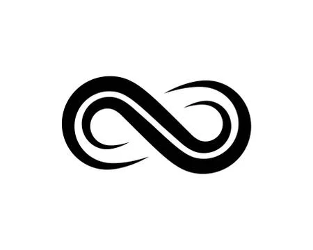 Infinity Design,Infinity logo Vector icon Stock Illustration