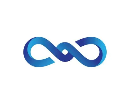 Infinity Design,Infinity logo Vector icon Stock Illustration