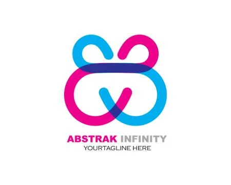 Infinity Design,Infinity logo Vector icon 스톡 일러스트