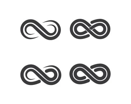 Infinity Design,Infinity logo Vector icon 스톡 일러스트