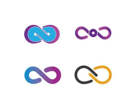 Infinity Design,Infinity logo Vector icon Stock Illustration