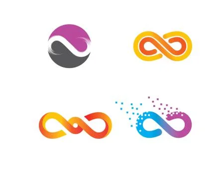 Infinity Design,Infinity logo Vector icon イラスト素材