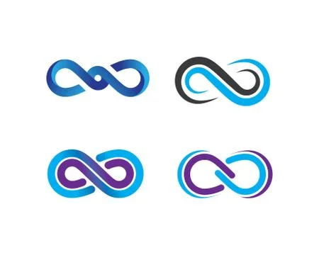 Infinity Design,Infinity logo Vector icon Stock Illustration
