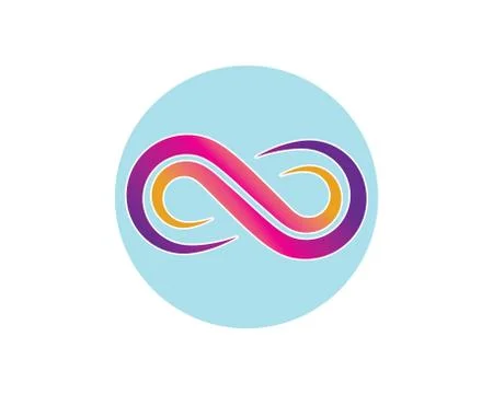 Infinity Design,Infinity logo Vector icon Illustrazione stock