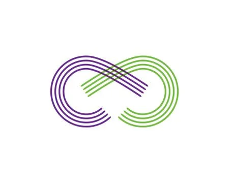 Infinity Design,Infinity logo Vector icon 스톡 일러스트