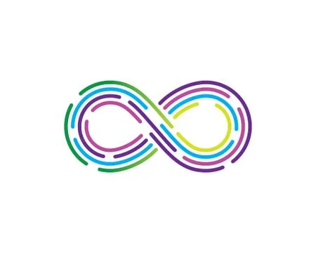 Infinity Design,Infinity logo Vector icon Stock Illustration