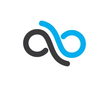 Infinity Design,Infinity logo Vector icon Stock Illustration