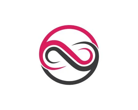 Infinity Design,Infinity logo Vector icon Stock Illustration