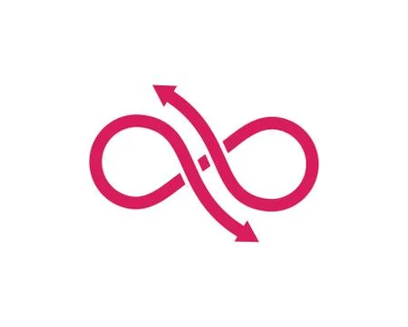 Infinity Design,Infinity logo Vector icon Stock Illustration