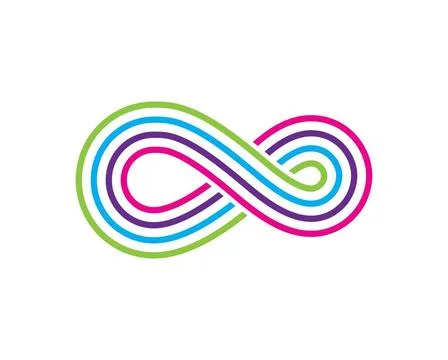 Infinity Design,Infinity logo Vector icon Infinity Design,Infinity logo Ve... Stock Photos