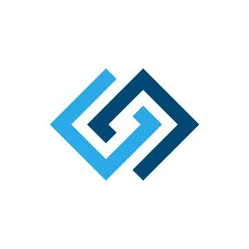 Infinity Diamond Square Logo Template Illustration Design. Vector EPS 10. 스톡 일러스트