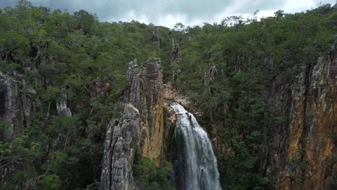 Infinity Edge Canjica Complex Chapada dos Veadeiros Brazil Stock Footage 319051244