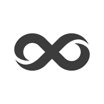 Infinity, endless, eternal line icon Illustrazione stock