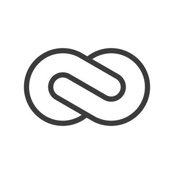 Infinity, endless, eternal line icon Stock Illustration