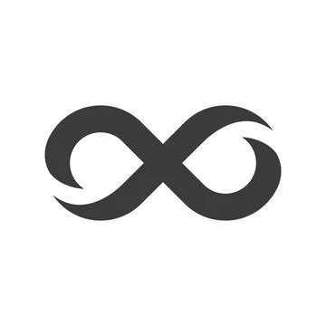 Infinity, endless, eternal line icon Illustrazione stock