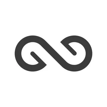 Infinity, endless, eternal line icon Illustrazione stock