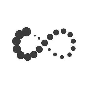 Infinity, endless, eternal line icon Stock Illustration