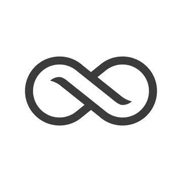 Infinity, endless, eternal line icon Stock Illustration