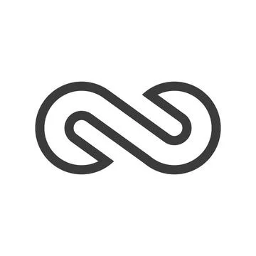 Infinity, endless, eternal line icon イラスト素材