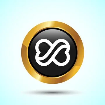 Infinity, Eternity, Icon Design Illustration, Endless Icon For Apps and Web.. Stock Illustration