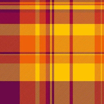 Infinity fabric texture vector, harvest background tartan pattern. Hallowee.. Stock Illustration