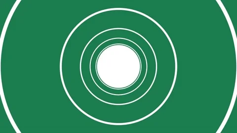 Infinity flight through white circle ring tunnel. Seamless geometric pattern, Stock-Footage 167538701