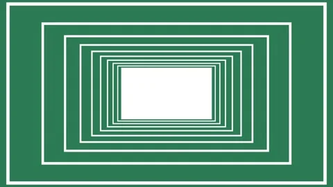 Infinity flight through white rectangle in tunnel. Seamless geometric pattern Video stock 167538637