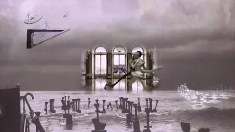 INFINITY FRACTAL VISUAL GRAPHIC Video stock 154333724