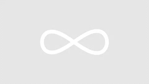 Infinity icon animation. Stock Footage 266809174