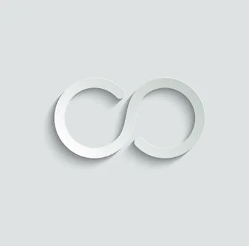 Infinity icon, eternity icon. Limitless, endless vector symbol Stock Illustration