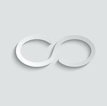 Infinity icon, eternity icon. Limitless, endless vector symbol 스톡 일러스트