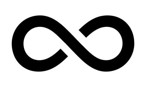 Infinity Icon Illustrazione stock