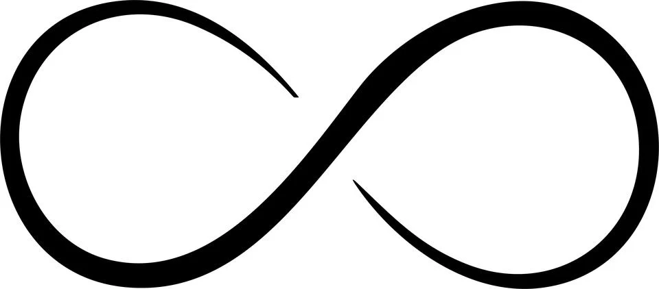 Infinity icon. Infinity, eternity, infinite, endless, loop symbols. Unlimit.. Stock Illustration