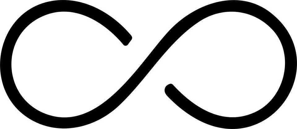 Infinity icon. Infinity, eternity, infinite, endless, loop symbols. Unlimit.. Stock Illustration
