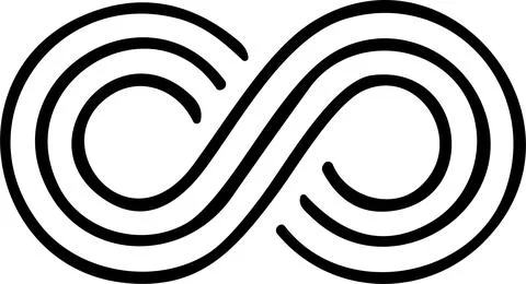 Infinity icon. Infinity, eternity, infinite, endless, loop symbols. Unlimit.. Stock Illustration