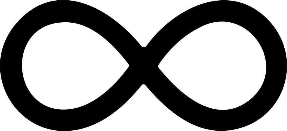 Infinity icon. Infinity, eternity, infinite, endless, loop symbols. Unlimit.. Illustrazione stock